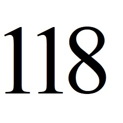 118 cm